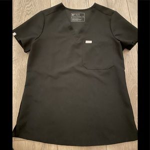 Figs Women’s Catarina Scrub Top Black XXS❣️